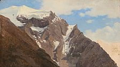Mountain peaks from Trafoi in Tyrol