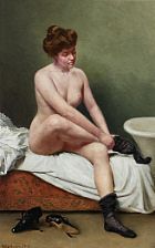"Efter morgen toilettet".