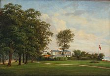 Summer day in Klampenborg, close to the beach by Niels Gronbeck Rademacher - Auction record, sale price, and art valuation. Compare with similar artists and explore comparable artworks.