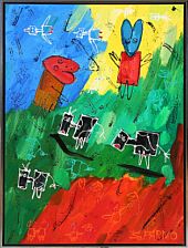 Landmandsliv- far jeg vil hellere gå til swing by Soren Parmo - Auction record, sale price, and art valuation. Compare with similar artists and explore comparable artworks.