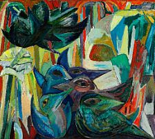 Sample artwork by Lars Akirke (1926 - 2004), known for painting - View similar artists and auction records