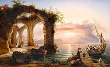 Sunset in the Bay of Naples