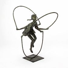 Girl skipping
