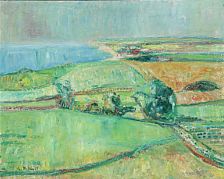 "Landskab, Kattegat" by Kai Mottlau - Auction record, sale price, and art valuation. Compare with similar artists and explore comparable artworks.