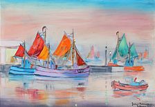 Fishing boats in the harbour