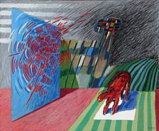 Composition by Einar Hakonarson - Auction record, sale price, and art valuation. Compare with similar artists and explore comparable artworks.