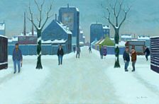 Wintry scenery with several persons by Folmer Bendtsen - Auction record, sale price, and art valuation. Compare with similar artists and explore comparable artworks.