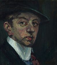 Portrait of Valdemar Secher: The artist's self-portrait