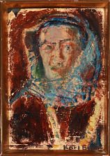 Portrait of Karl Christian (Kalle) Bovin: Self portrait, Bahrain.