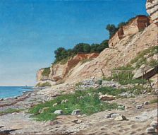 Coastal scape from the Cliffs of Stevns.