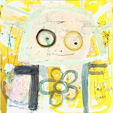 "Happy in my yellow universe".