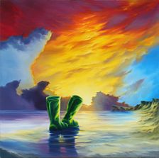 Sample artwork by Kim Baltzer (Born 1959), known for painting - View similar artists and auction records