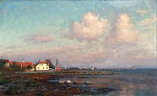 Costal scene from Dragør, Denmark.