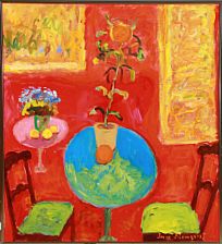 Red interior.