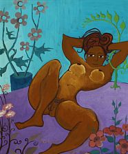 Naked woman surrounded by flowers. by Louis Rosen Schmidt - Auction record, sale price, and art valuation. Compare with similar artists and explore comparable artworks.
