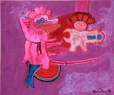 Figure composition. Signed Quintanilla