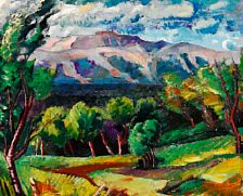 Parti fra Husafelli" (Scenery from Husafelli