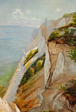 View of the Cliffs of Møn by Frederick Frederik Julius August Winther - Auction record, sale price, and art valuation. Compare with similar artists and explore comparable artworks.