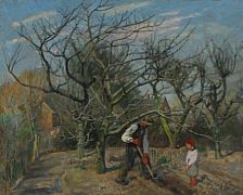 The garden in March