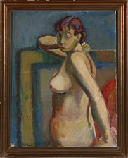 Portrait of a woman by Kai Mottlau - Auction record, sale price, and art valuation. Compare with similar artists and explore comparable artworks.