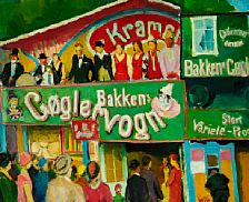Scene from Dyrehavsbakken