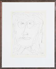 Portrait of Egill Jacobsen: Self-portrait