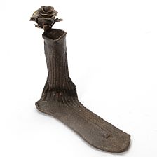 Sock with flower by Mogens Egil - Auction record, sale price, and art valuation. Compare with similar artists and explore comparable artworks.