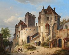 A fortied village in the mountains by Simon Quaglio - Auction record, sale price, and art valuation. Compare with similar artists and explore comparable artworks.