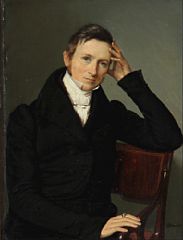 Portrait of the painter John Eilert Steenfeldt (1799-1860)