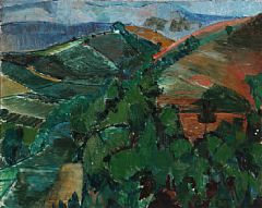 Landscape with hills