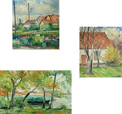 Landscapes with houses
