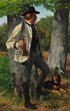 A hunter with his dog