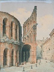 Workers at the arean in Verona