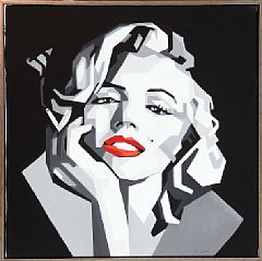 Marilyn Monroe, blach/white
