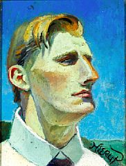 Portrait of Henry Heerup: Self-portrait