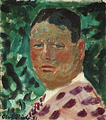 Portrait of Olaf Rude: Selfportrait
