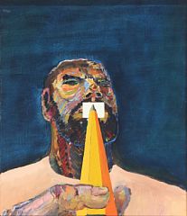 Portrait of Sergej Sviatchenko: Nagelfar/Ironisk - stolt selvportræt