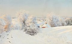 Snow covered landscape