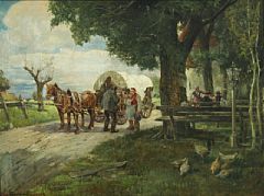 Vor dem Wirtshaus by Konrad Herrmann Egersdorfer - Auction record, sale price, and art valuation. Compare with similar artists and explore comparable artworks.