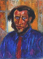 Portrait of Poul Bjorklund-Rasmussen: Selvportræt