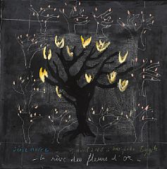"Rêve des fleurs d'or" from "Serie Noire" by Pascale Serre - Auction record, sale price, and art valuation. Compare with similar artists and explore comparable artworks.