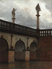 A brigde at Frederiksborg Castle in Denmark