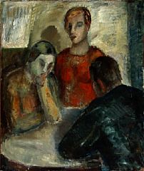 "Figurkomposition" (Figure composition) by Poul Sorensen - Auction record, sale price, and art valuation. Compare with similar artists and explore comparable artworks.