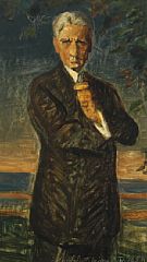 Portrait of Harald Slott-Moller: Self-portrait
