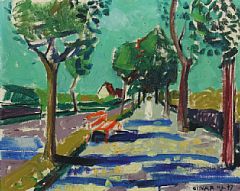 The road between Allinge and Sanvig, Bornholm