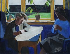 Interior; the family of the artist