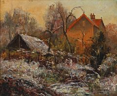 Garden with houses