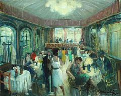"Restaurant Pigalle". by Poul Kastrup - Auction record, sale price, and art valuation. Compare with similar artists and explore comparable artworks.