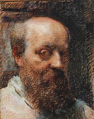 Portrait of Frans Schwartz: The artist's self-portrait