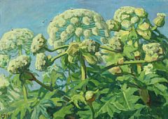 Sample artwork by Marius Jensen Hindevad (1885 - 1977), known for landscape painting - View similar artists and auction records